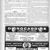 1239 - Page 1034-LXII - Correspondance. Fiscalité. Patente d’un médecin employé / Déduction des frais d’autos et de domestiques