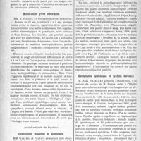 1277 - Page 1068 - Partie scientifique. L’Actualité Scientifique. Les Sociétés Savantes. Lyon. Société nationale de médecine et des sciences médicales. Ligature de l’iliaque externe / Recto-colite grave sténosante / Société médicale des hôpitaux. Convulsions infantiles et acétonurie / Méningo-encéphalomyélite tuberculeuse / Encéphalite épidémique et syphilis nerveuse
