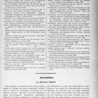 1284 - Page 1073 - Partie scientifique. L’Actualité Scientifique. Index bibliographique de quelques travaux médicaux récents / Orthopédie. La Ceinture Optima