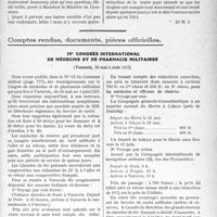 1296 - Page 1085 - Partie professionnelle. Travaux Originaux. Chronique automobile. La hausse de l’essence [Dr. P. Noury] / Comptes rendus, documents, pièces officielles. IVe congrès international de médecine et de pharmacie militaires, (Varsovie, 30 mai-4 juin 1927)