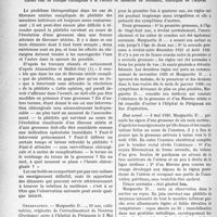 1339 - Page 1122 - Partie scientifique. Travaux Originaux. Gynécologie et obstétrique. Fibromes utérins, grossesse et phlébite des membres inférieurs. Opération césarienne à terme, hystérectomie abdominale, subtotaie. Guérison, par le docteur Ch. Faguet