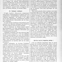 1342 - Page 1125 - Partie scientifique. L'Actualité Scientifique. La Presse. La résection de la veine jugulaire interne dans les thrombo-phlébites de ce vaisseau [(La Presse médicale, 16 octobre 1926)] / De l’épilepsie cardiaque [(Paris médical, 19 octobre 1926)] / Pseudo-rage chez l’homme. Diagnostic et traitement [(La Presse médicale, 6 novembre 1926)] / Qu’est-ce que la congestion utérine ? [(Le Progrès médical, 16 octobre 1926)]
