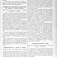 1344 - Page 1127 - Partie scientifique. L'Actualité Scientifique. Les Sociétés Savantes. Paris. Sur l’étiologie du cancer, (Académie de médecine ; 15-3-1927) [(Lyon médical, 7 novembre 1926)] / Le diagnostic de la tuberculose des jeunes enfants par l’examen du contenu gastrique, (Académie de médecine ; 15-3-1927) / Broncho-pneumonies à bacilles de Loeffler, (Soc. médicale des hôp. ; 11-2-27) / Intoxication bismuthique mortelle, (Soc. méd. des hôp. ; 11-2-1927)