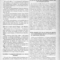 1424 - Page 1199 - Partie scientifique. L’Actualité Scientifique. Société d’hydrologie et de climatologie de Toulouse, (Session générale du 27 mars 1927). Recherches sur la radio-activité de quelques eaux pyrénéennes / Réactions peroxydasiques des eaux hyperchlorurées / Etude de la source Camon Cihigue, près Mauléon / La pratique du gargarisme pharyngien aux stations thermales / Le rôle du PH des eaux bicarbonatées sodiques dans leur évacuation gastrique / Action comparée de la cure de diurèse par ingestion et de la balnéothérapie thermale carbo-gazeuse sur les hypertensions artérielles