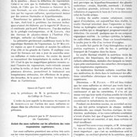 1425 - Page 1200 - Partie scientifique. L’Actualité Scientifique. Société d’hydrologie et de climatologie de Toulouse, (Session générale du 27 mars 1927). Action comparée de la cure de diurèse par ingestion et de la balnéothérapie thermale carbo-gazeuse sur les hypertensions artérielles / Le fonctionnement médical du vaporarium de Luchon / Action des eaux sulfurées sur les affections des voies�respiratoires supérieures