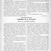 1437 - Page 1210 - Partie professionnelle. Travaux Originaux. La mystique des assurances sociales [Dr. Batier] / Chronique de la mutualité. Encore les assurances sociales [Dr. M. Vimont]