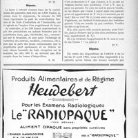 1450 - Page LV-1223 - Correspondance. Fiscalité. Loyers servant de base à la patente / Patente d’un médecin d’eaux