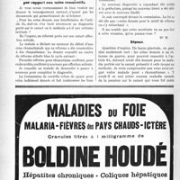 1455 - Page 1228-LX - Correspondance. Fiscalité. Patente en cas de changement de domicile / Soins aux pensionnés de guerre. Maladie causale des pensions par rapport aux soins consécutifs