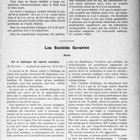 1490 - Page 1257 - Partie scientifique. L’actualité Scientifique. La Presse. Traitement de la coqueluche chez l’enfant du premier âge par l’éthéro-goménol à hautes doses [(La Normandie médicale, 1er octobre 1926)] / Les Sociétés Savantes. Paris. Sur la statistique des cancers familiaux, (Académie de médecine ; 29-3-1927) / Les artérites diabétiques, (Académie de médecine ; 29-3- 1927)