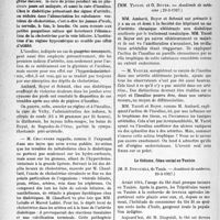 1491 - Page 1258 - Partie scientifique. L’actualité Scientifique. Les Sociétés Savantes. Paris. Les artérites diabétiques, (Académie de médecine ; 29-3- 1927) / Régression d’une artérite chronique non diabétique sous l’influence de l’insuline, (Académie de médecine ; 29-3-1927) / Le théisme, fléau social en Tunisie, (Académie de médecine, 29-3-1927)