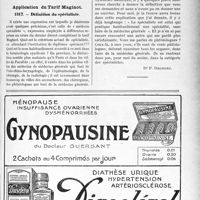 1514 - Page XLI-1279 - Correspondance. Accidents du Travail. Indemnité pour la fourniture de pharmacie de nuit aux accidentes du travail / Application du Tarif Maginot. Définition du spécialiste