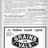 1517 - Page 1282-XLIV - Correspondance. Questions médico-militaires. Aggravation de l’état d’un blessé de guerre / Examen d'un blessé de guerre en vue de la demande d’une pension / Vaccination antityphique d’un jeune homme appelé au service