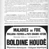 1599 - Page 1356-VIII - Dernières nouvelles. Inauguration du médaillon du Dr. Quivy, à Anzin (Nord) / Hospice de la Salpétrière / Circuits automobiles Corses / Office thermal et climatique français