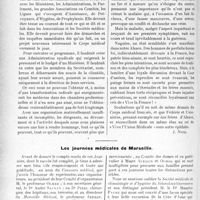 1607 - Page 1362 - Propos du jour. Vers l’Union, Evitons de glisser vers l’anarchie, Un bel exemple à suivre [J. Noir] / Les journées médicales de Marseille [Dr. M. Vimont]