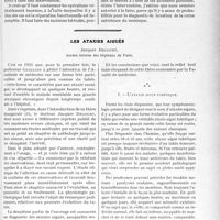 1614 - Page 1369 - Partie scientifique. Travaux Originaux. Clinique chirurgicale. Luxation du ménisque interne (genou), d’après une leçon du professeur Delbet / Les ataxies aiguës, Jacques Decourt [G. Duchesne]