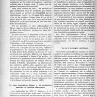 1625 - Page 1380 - Partie scientifique. L’Actualité Scientifique. La Presse. Les fractures du calcanéum sont souvent méconnues [(L’Année médicale de Caen et de la Basse-Normandie, janvier 1927)] / Le virus tuberculeux filtrant et les acquisitions nouvelles sur l’hérédité tuberculeuse [(La Presse médicale, 5 janvier 1927)] / Un cas de méningite à mélitensis [(Maroc médical, 15 novembre1926)]