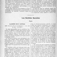 1627 - Page 1382 - Partie scientifique. L’Actualité Scientifique. La Presse. La pratique des inoculations intradermiques [(Paris médical, 8 janvier 1927] / Les sociétés savantes. Paris. La diphtérie chez le nourrisson, (Soc. méd. des hôp. ; 18-2-1927)