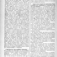 1633 - Page 1386 - Partie scientifique. L’Actualité Scientifique. Les Congrès. VIe Congrès de la Tuberculose. Les bases expérimentales des réactions d’allergie dans la tuberculose / Les facteurs de terrain, autres que l’allergie, dans l’infection tuberculeuse