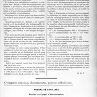 1648 - Page 1401 - Partie professionnelle. Travaux Originaux. Chronique automobile. Les roues — Les jantes / Comptes rendus, documents, pièces officielles. Mutualité familiale. Réunion du Conseil d’Administration