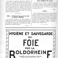 1663 - Page 1412-LXII - Correspondance. Questions médico-militaires. Promotion au grade d'Officier de la Légion d’Honneur / Pension pour perte de l’oeil au service militaire / Aggravation de l’état d’un pensionné de guerre