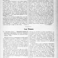 1704 - Page 1449 - Partie scientifique. L'Actualité Scientifique. Les livres. Appareil circulatoire, par Vaquez et Lian, Norbert Maloine, Paris / Les Thèses. Conception moderne de la péritonite tuberculeuse et de son traitement, par Dr. Charles Brody. (Paris, librairie Le François, 1926) [G Duchesne]