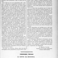 1716 - Page 1459 - Partie professionnelle. Travaux Originaux. Première réunion de la presse médicale latine (avril 1927). Les loyers des médecins de villes d'eaux. A Monsieur le Président du Syndicat Général des Médecins des Stations Balnéaires et sanitaires de France [Dr. Maurice Faure] / Chronique fiscale. Le contrôle des déclarations [A. Martinot]
