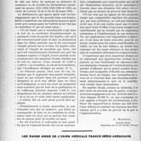 1717 - Page 1460 - Partie professionnelle. Travaux Originaux. Chronique fiscale. Le contrôle des déclarations [A. Martinot] / Les dames amies de l'union médicale Franco-Ibéro-Américaine, (U. M. F. I. A)