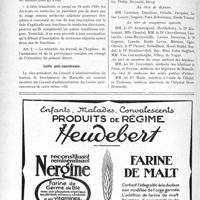 1749 - Page 1486-X - A travers l'officiel. Soins aux pensionnés de guerre / Sanatoriums publics / Lutte anti-cancéreuse / Assistance publique