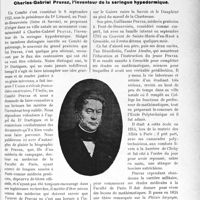 1752 - Page 1489 - Propos du jour. Un grand praticien méconnu : Charles-Gabriel Pravaz, l’inventeur de la seringue hypodermique