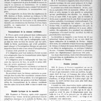 1768 - Page 1505 - Partie scientifique. L'Actualité Scientifique. Les Sociétés Savantes. Toulouse. Société de médecine, chirurgie et pharmacie. Variation de la cholestérine dans le sang / Traumatismes de la colonne vertébrale / Maladie kystique de la mamelle / Maladie kystique de la mamelle / Diabète juvénile