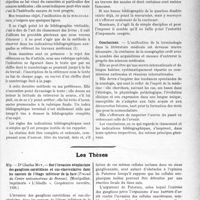 1778 - Page 1513 - Partie scientifique. L'Actualité Scientifique. Fédération de la presse médicale latine. Unification de la terminologie, du classement et de la bibliographie dans la littérature médicale / Les thèses. Sur l’invasion néoplasique des ganglions carotidiens et sus-claviculaires dans les cancers de l’étage inférieur de la face (Travail du Centre anticancéreux de Rennes), par Dr. Charles Moy, (Montpellier, imprimerie « L’Abeille », Coopérative ouvrière, 1926)