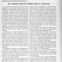 1780 - Page 1515 - Partie professionnelle. Travaux Originaux. Les journées médicales marseillaises et coloniales [Dr. M. Vimont]