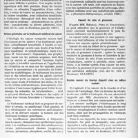1834 - Page 1563 - Partie scientifique. L'Actualité Scientifique. La Presse. Le lait desséché [(Journ. De médecine de Bordeaux, 10 octobre 1926)] / Suppurations pulmonaires aiguës [(Gaz. hebd. des Sc. méd. de Bordeaux, janvier 1927)] / Notions générales sur le traitement médical du cancer [(Evolution thérapeutique, octobre 1926)] / Cancer du sein et grossesse [(Gaz. des Sc. méd. de Bordeaux, 13-2-1927)] / Double cancer du tractus digestif chez un même malade [(Gaz. des Sc. méd. de Bordeaux, 20-2-192. 7)]
