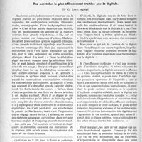 1899 - Page 1622 - Partie scientifique. Travaux Originaux. Clinique chirurgicale. Plaie par arme à feu de l’estomac et du rein, M. J. P. Tourneux / Cardiologie. Des asystolies le plus efficacement traitées par la digitale, Dr. C. Lian, agrégé