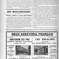 1937 - Page 1658-LVI - A travers l’officiel. Réponses des Ministres aux questions des Parlementaires. Situation militaire d’un officier de réserve du service de santé, engagé pour la durée de la guerre / Droit médico-professionnel. Salariat médical et secret professionnel [Dr. Paul Boudin]