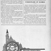 1940 - Page LIX-1661 - Droit médico-professionnel. Salariat médical et secret professionnel [Dr. Paul Boudin] / Tuberculose et bilêmie