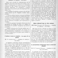 1977 - Page 1694 - Partie scientifique. L’Actualité Scientifique. Les Sociétés Savantes. Paris. L’hygiène en Tunisie, (Académie de médecine ; 10-5-1922) / L’épidémie récente de diphtérie : les causes de sa gravité, (Académie de médecine ; 10-5-1927) / Sérum radioactif dans les états septiques, (Académie de médecine ; 10-5-1927) / Le pneumothorax thérapeutique dans la tuberculose infantile, (Académie de médecine ; 10-5-1927)