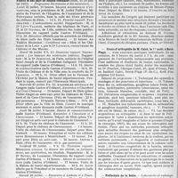 2001 - Page 1716 - Partie professionnelle. Reportage professionnel. Nouvelles et Informations. Congrès des médecins aliénistes et neurologistes de France et des pays de langue française / Cours d’orthopédie de M. Calot, le 1er août, à Berck-Plage / Préfecture de la Seine