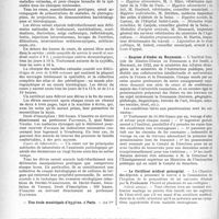 2003 - Page 1718 - Partie professionnelle. Reportage professionnel. Nouvelles et Informations. Faculté de médecine de Strasbourg / Une école municipale d’hygiène, à Paris / Bourses d’études en Roumanie / Le Certificat médical prénuptial