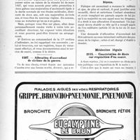 2005 - Page 1720-LII - Correspondance. Questions médico-militaires. Période d’instruction. Première mise d’équipement / Allocation d’ascendant de victime de la guerre / Médecine légale. Constatation de décès sur réquisition d’un maire