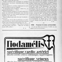 2012 - Page LIX-1727 - Correspondance. Application du Tarif Durafour-Fallières. Visites nombreuses, cas de fracture du péroné / Déplacement unique pour visites multiples / Fracture de deux métatarsiens