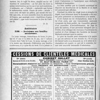 2013 - Page 1728-LX - Correspondance. Application du Tarif Durafour-Fallières. Fracture de deux métatarsiens / Assistance. Assistance aux familles nombreuses