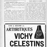 2103 - Page 1806-VIII - Dernières nouvelles. Hôpitaux de Paris / Clinique médicale des enfants / XXe V. E. M / A travers l’officiel. Conseil supérieur de la natalité