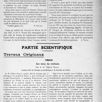 2110 - Page 1813 - Propos du jour. Un médecin précurseur de Lindbergh / Partie scientifique. Travaux Originaux. Freud. Ses idées. Sa méthode, par le Dr. Gilbert Robin