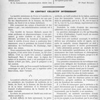 2137 - Page 1840 - Partie professionnelle. Qui doit payer les honoraires d'un chirurgien étranger à un hôpital pour soins donnés aux hospitalisés ? [Dr. Paul Boudin] / Un contrat collectif intéressant