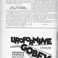 2149 - Page 1852-L - Correspondance. Accidents et maladies professionnelles. Légitimité de la visite de contrôle / Frais médicaux dus jusqu’à la consolidation