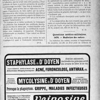 2152 - Page LIII-1855 - Correspondance. Application du Tarif Durafour-Fallières. Expertise d’accidents du travail plus divers / Questions médico-militaires. Radiation des cadres