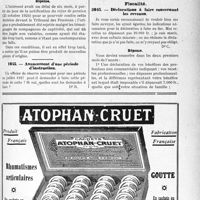 2154 - Page LV-1857 - Correspondance. Questions médico-militaires. Reins de pension. Délai de pourvoi devant le Tribunal des Pensions / Avancement d’une période d’instruction / Fiscalité. Déclarations à faire concernant les revenus