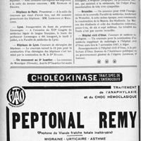 2161 - Page 1864-VIII - Dernières nouvelles. Faculté de Paris / Hôpitaux de Paris / Hôpitaux de Paris / Hôpitaux de Paris / Lyon / Hôpitaux de Lyon / Un monument au Dr. Issartier / Belgique / Bruxelles / Hôpital Civil d’Oran