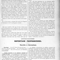 2202 - Page 1905 - Partie professionnelle. Travaux Originaux. Les assurances sociales devant le sénat. Les Débats au Sénat / Reportage professionnel. Nouvelles et Informations. Nécrologie [Docteurs Pierre Roche, A. Darier, Pierre Froidure, Bonnefoy] / Institut d’hygiène et de médecine coloniale de l’Afrique du Nord / La visite à Vichy des adhérents aux Journées médicales thermales de Clermont-Ferrand et de la clinique médicale de l’hôpital Saint-Antoine